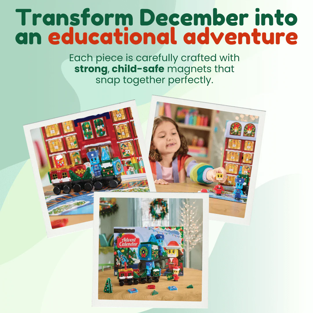 Louxglow® Magnetic Building Tiles Advent Calendar
