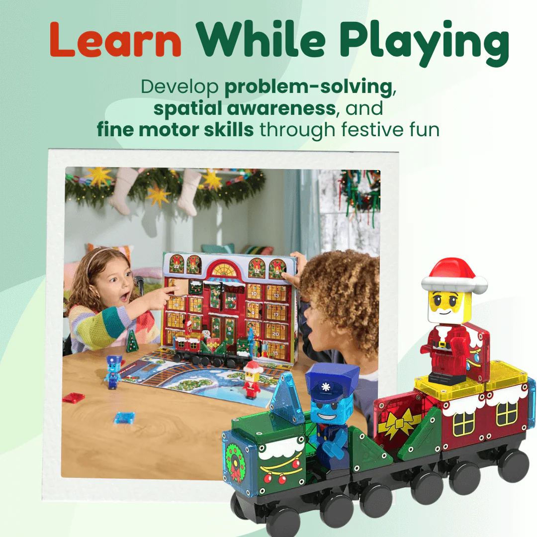 Louxglow® Magnetic Building Tiles Advent Calendar