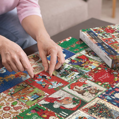 🔥Christmas Advent Calendar Jigsaw Puzzle 1000pcs