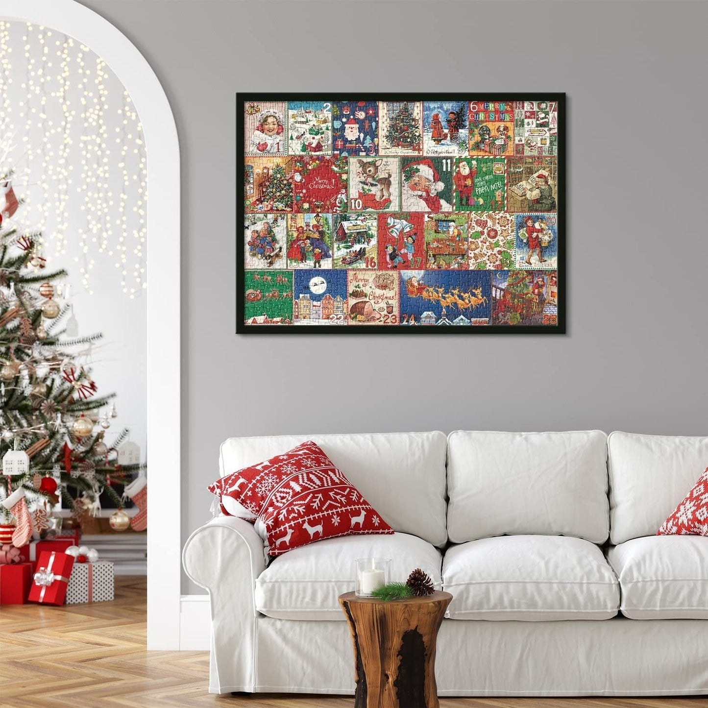 🔥Christmas Advent Calendar Jigsaw Puzzle 1000pcs