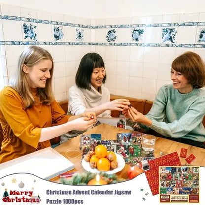 🔥Christmas Advent Calendar Jigsaw Puzzle 1000pcs
