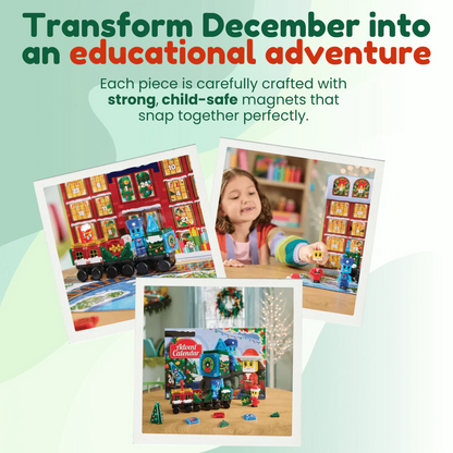 Louxglow® Magnetic Building Tiles Advent Calendar
